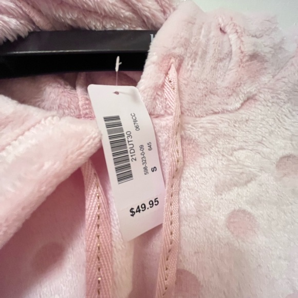 NWT| La Vie En Rose | Plush Hooded PJ Cozy | Full Length | Pink - Picture 6 of 7
